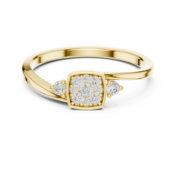 Motif Style lab grown diamond ring