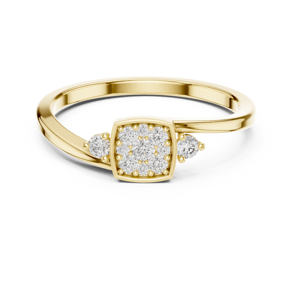 Motif Style lab grown diamond ring