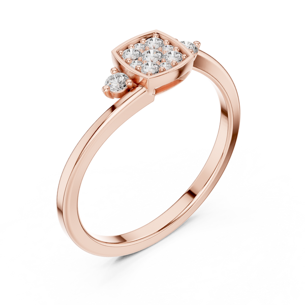Motif Style lab grown diamond ring