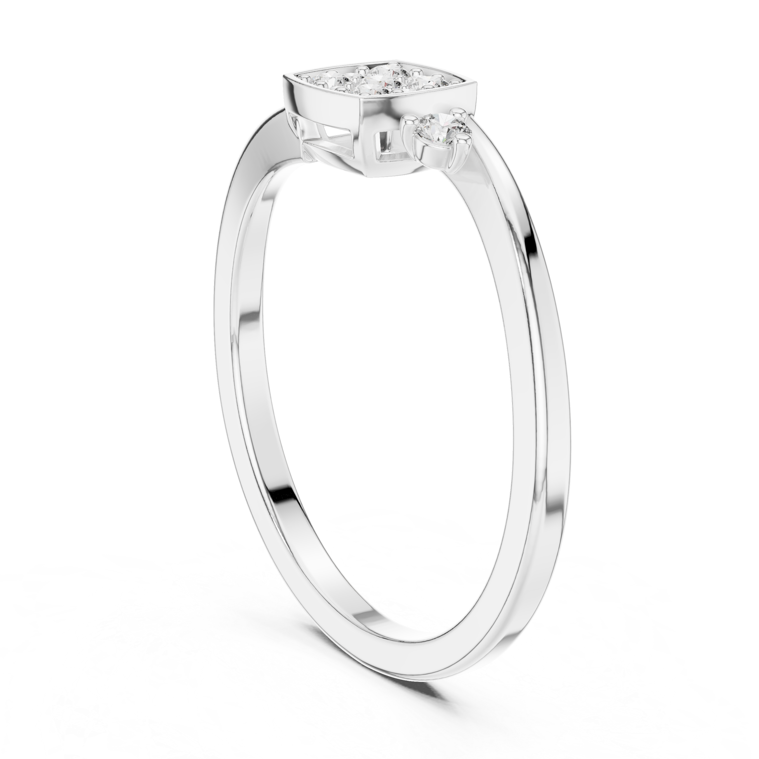 Motif Style lab grown diamond ring