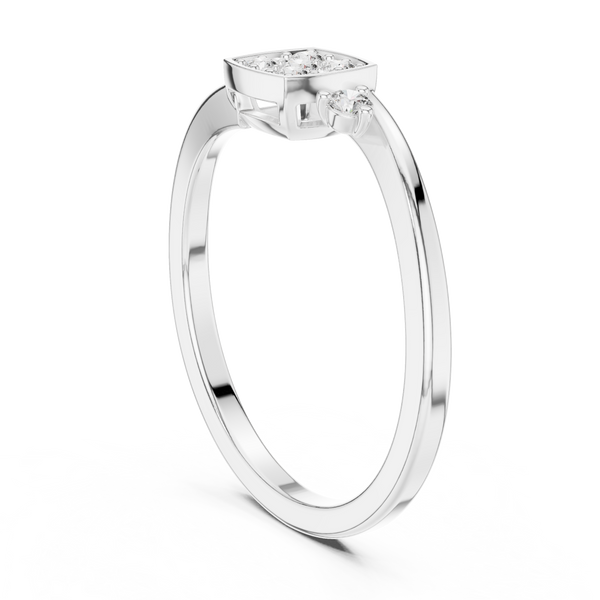 Motif Style lab grown diamond ring