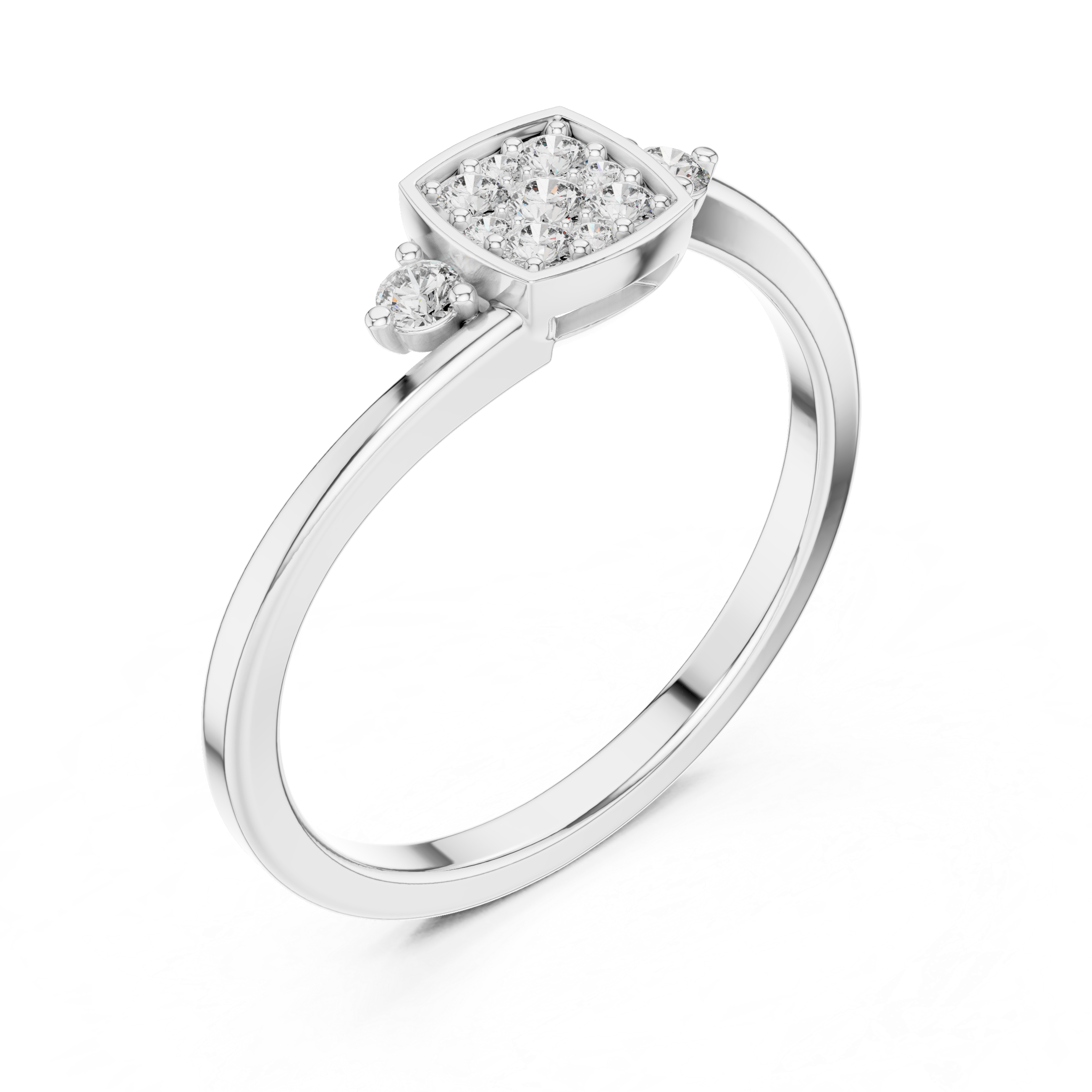 Motif Style lab grown diamond ring