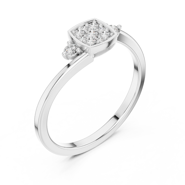 Motif Style lab grown diamond ring