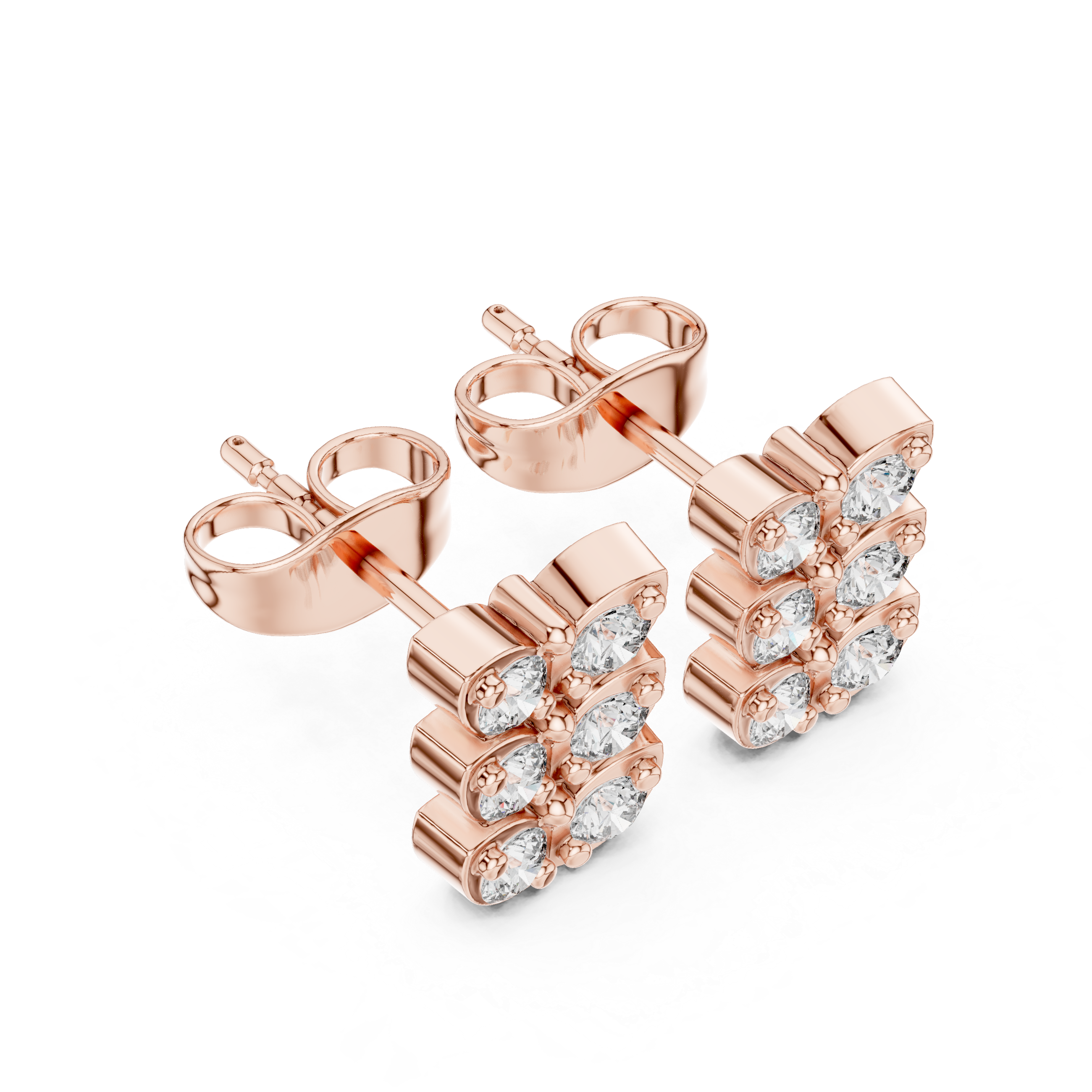 Fairy Tale lab grown diamond earring design