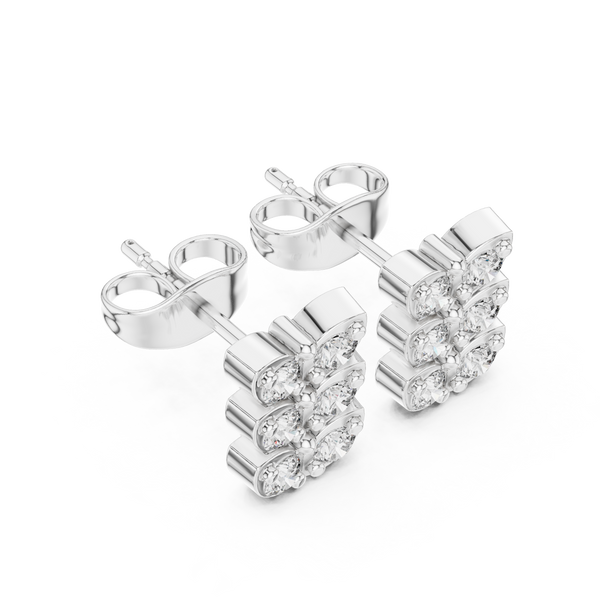 Fairy Tale lab grown diamond earring design