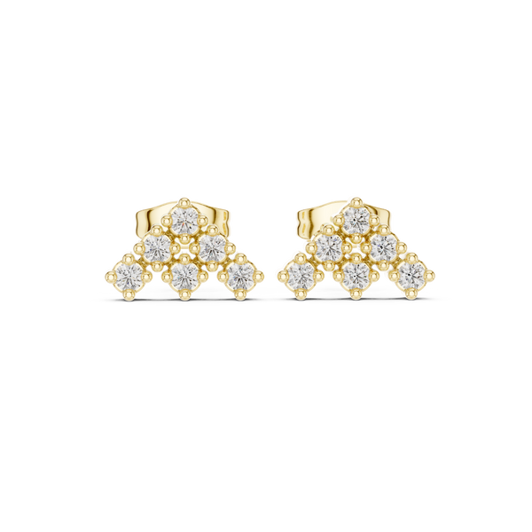 Art Deco lab grown diamond earring design