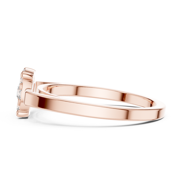 Zenith Point lab grown diamond ring