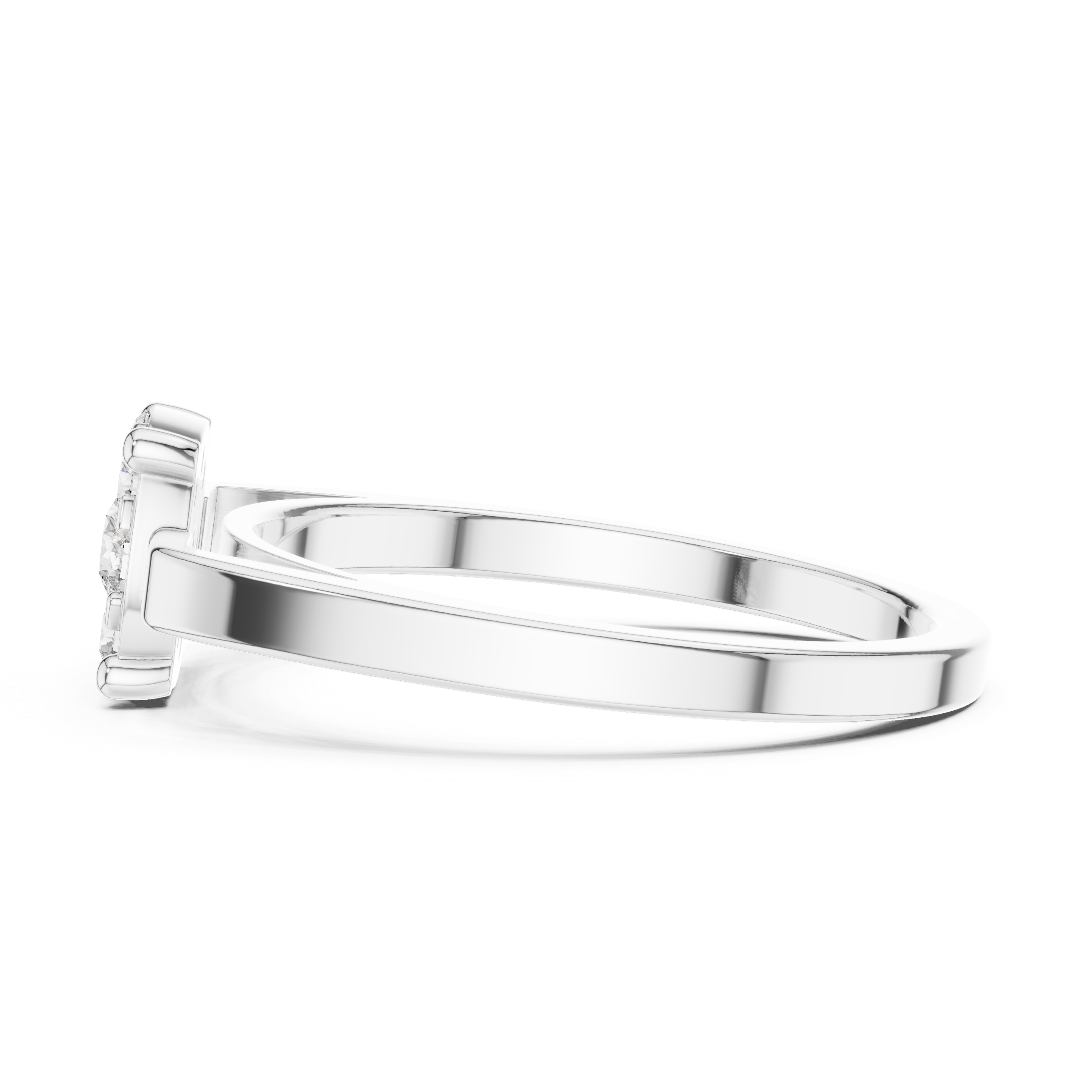 Zenith Point lab grown diamond ring