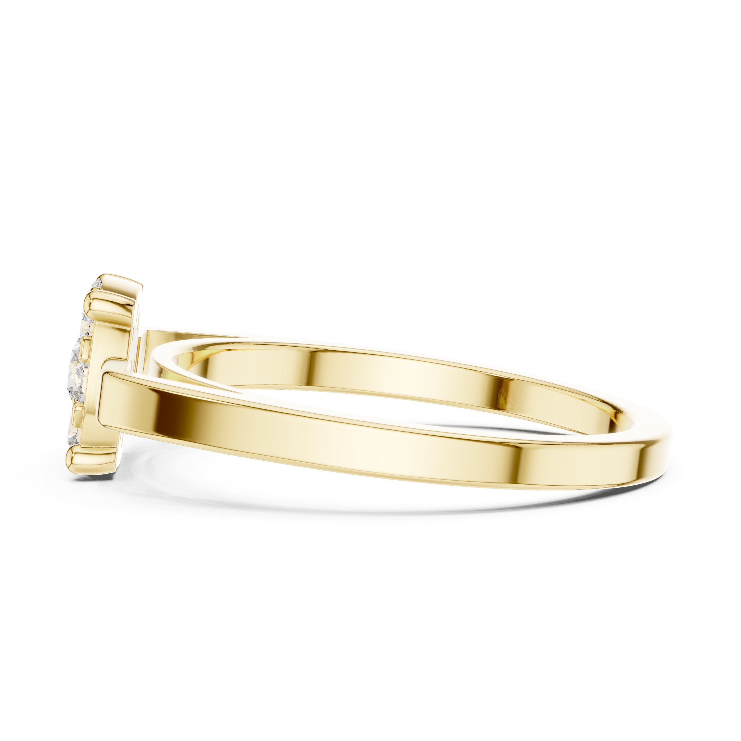 Zenith Point lab grown diamond ring