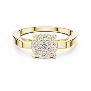 Zenith Point lab grown diamond ring