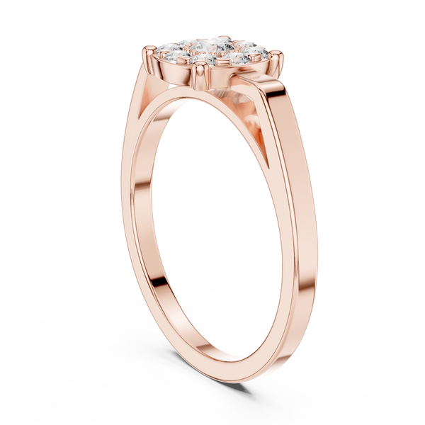 Zenith Point lab grown diamond ring
