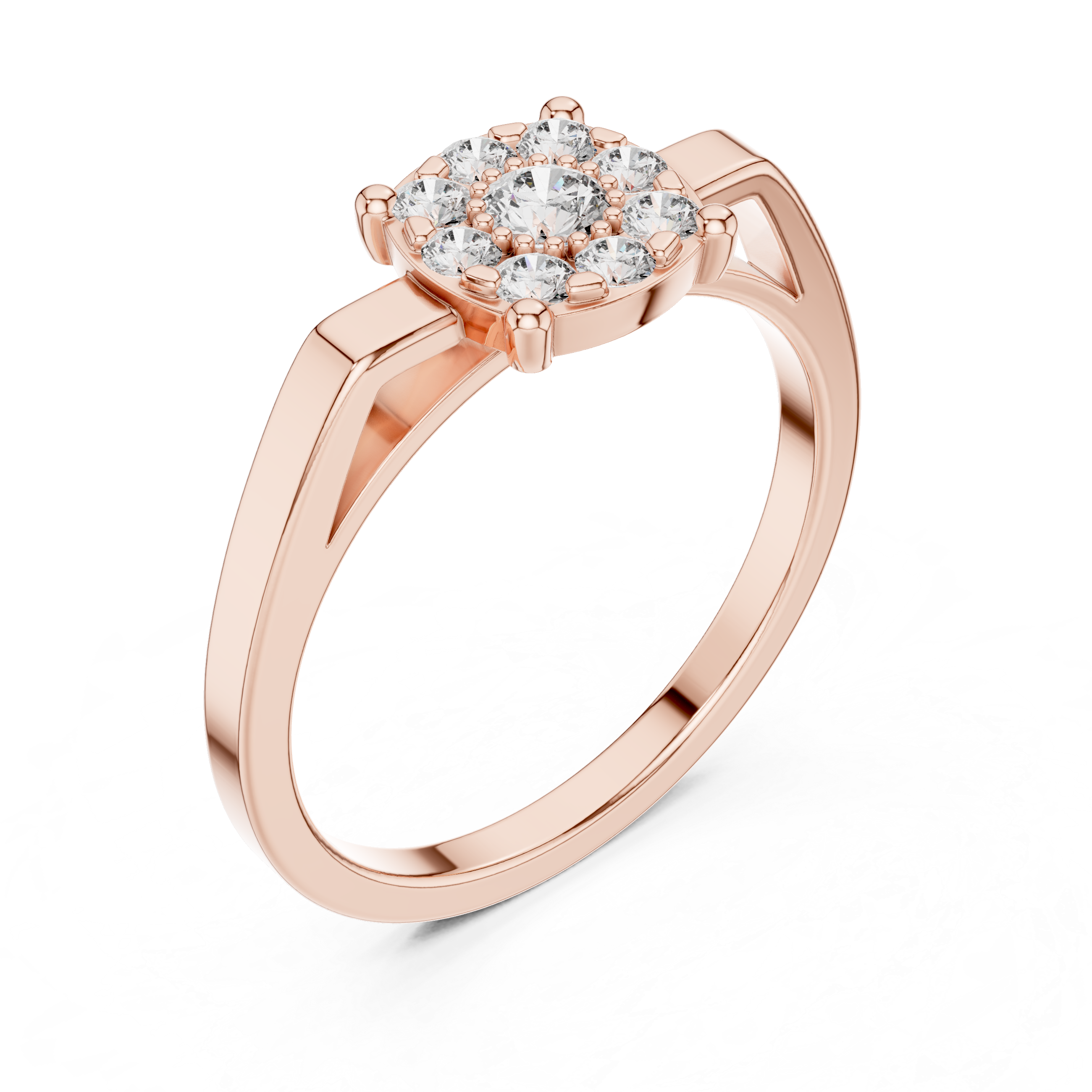 Zenith Point lab grown diamond ring