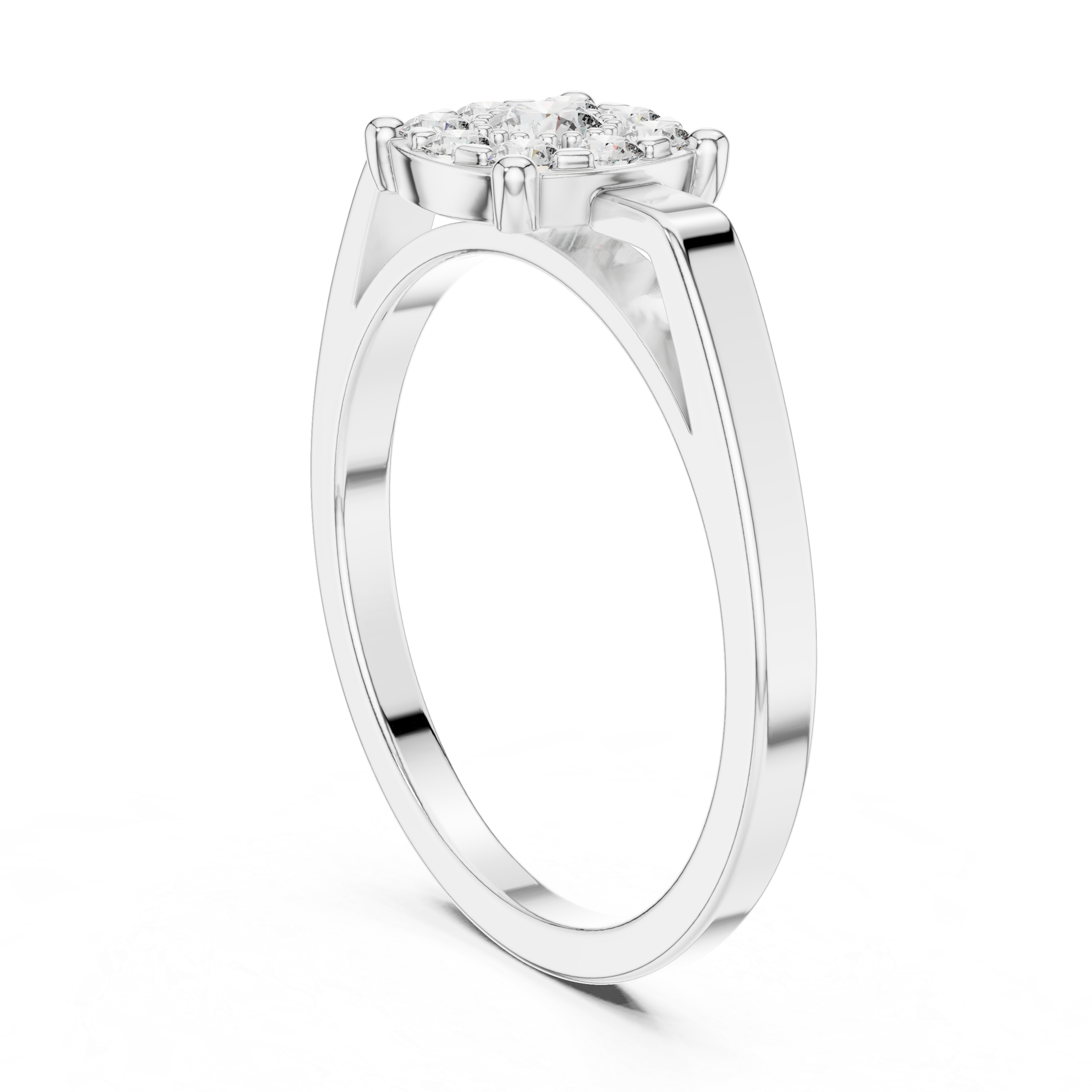 Zenith Point lab grown diamond ring