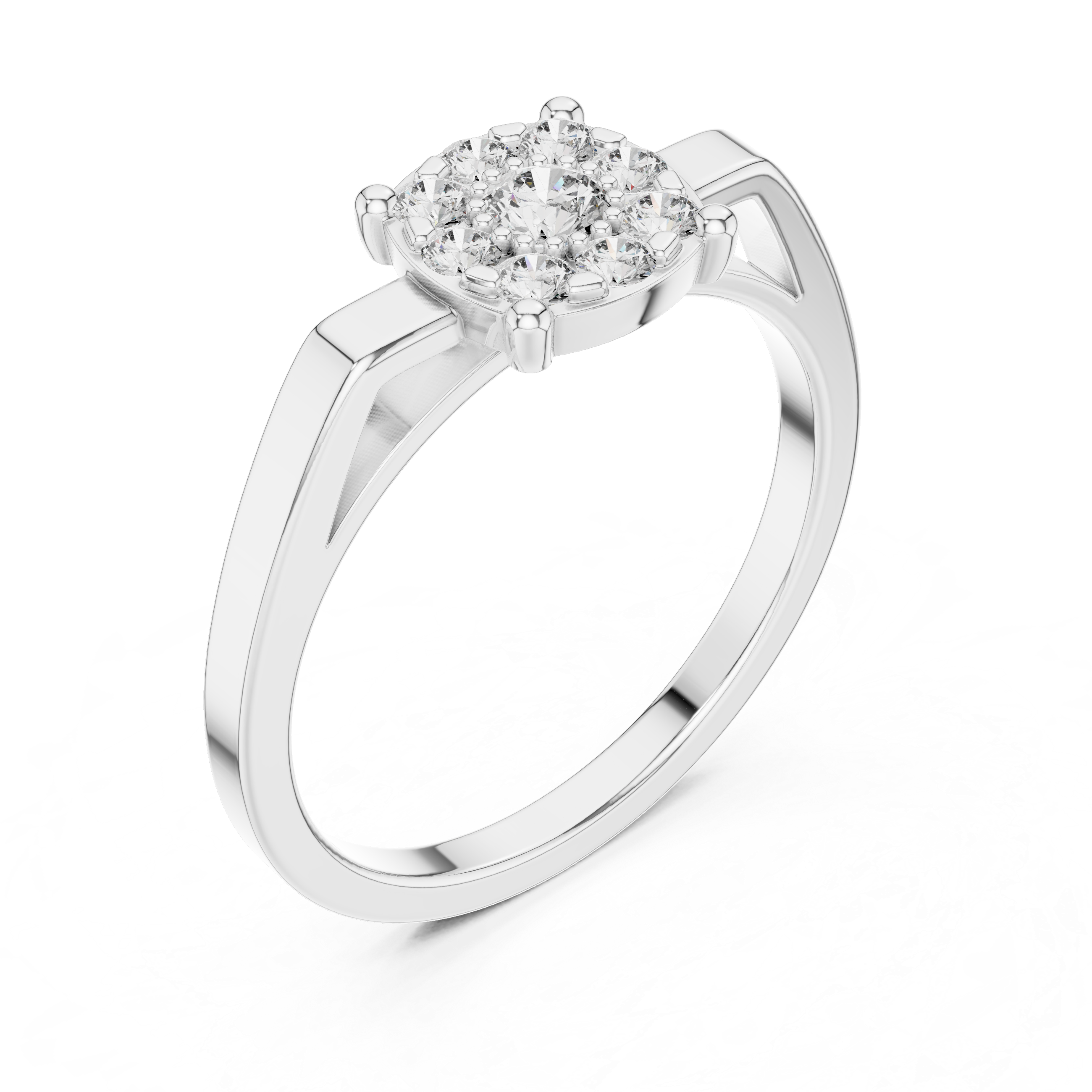 Zenith Point lab grown diamond ring