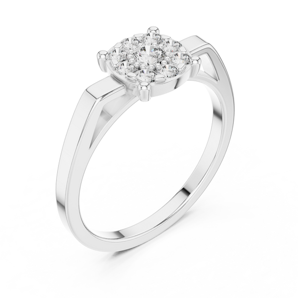 Zenith Point lab grown diamond ring