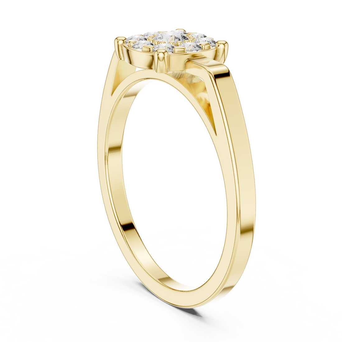 Zenith Point lab grown diamond ring