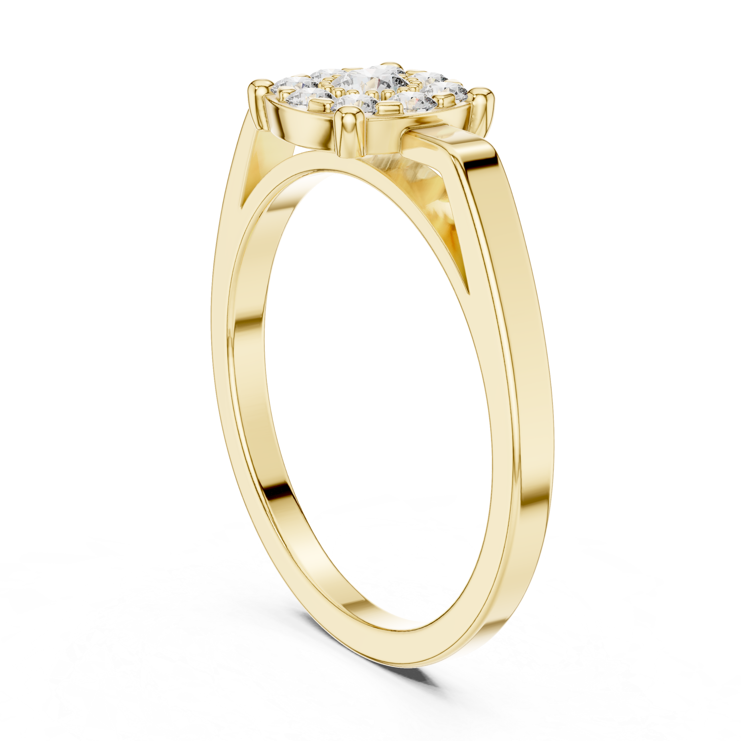 Zenith Point lab grown diamond ring
