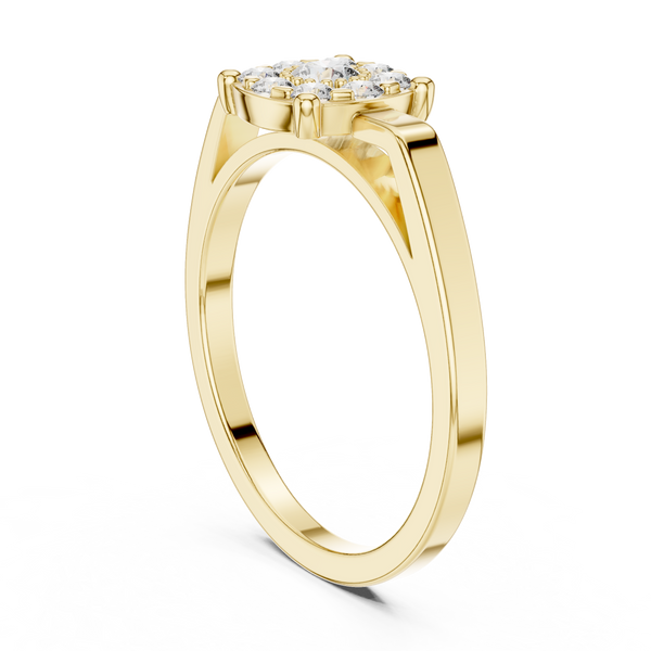 Zenith Point lab grown diamond ring