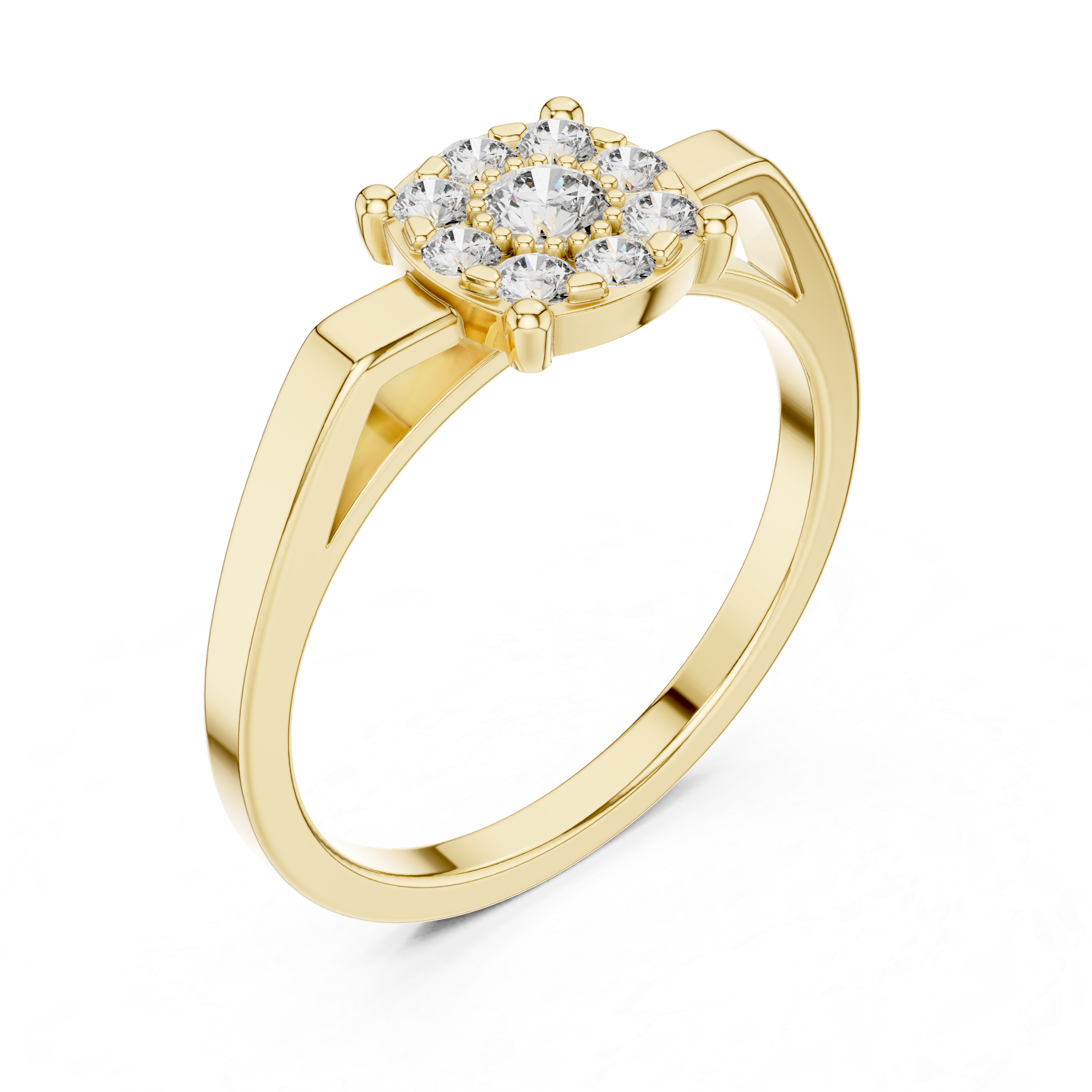 Zenith Point lab grown diamond ring
