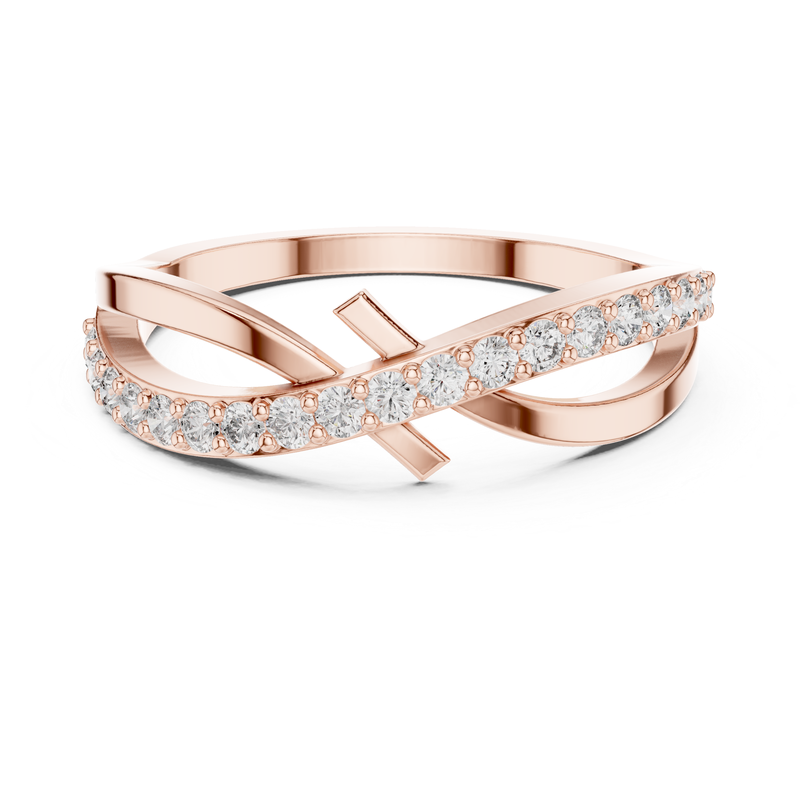 Empress Crown lab grown diamond ring
