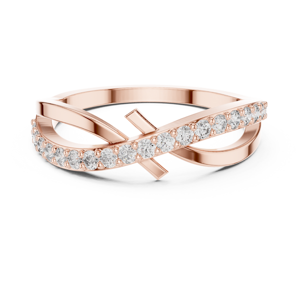 Empress Crown lab grown diamond ring