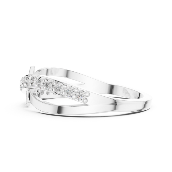 Empress Crown lab grown diamond ring