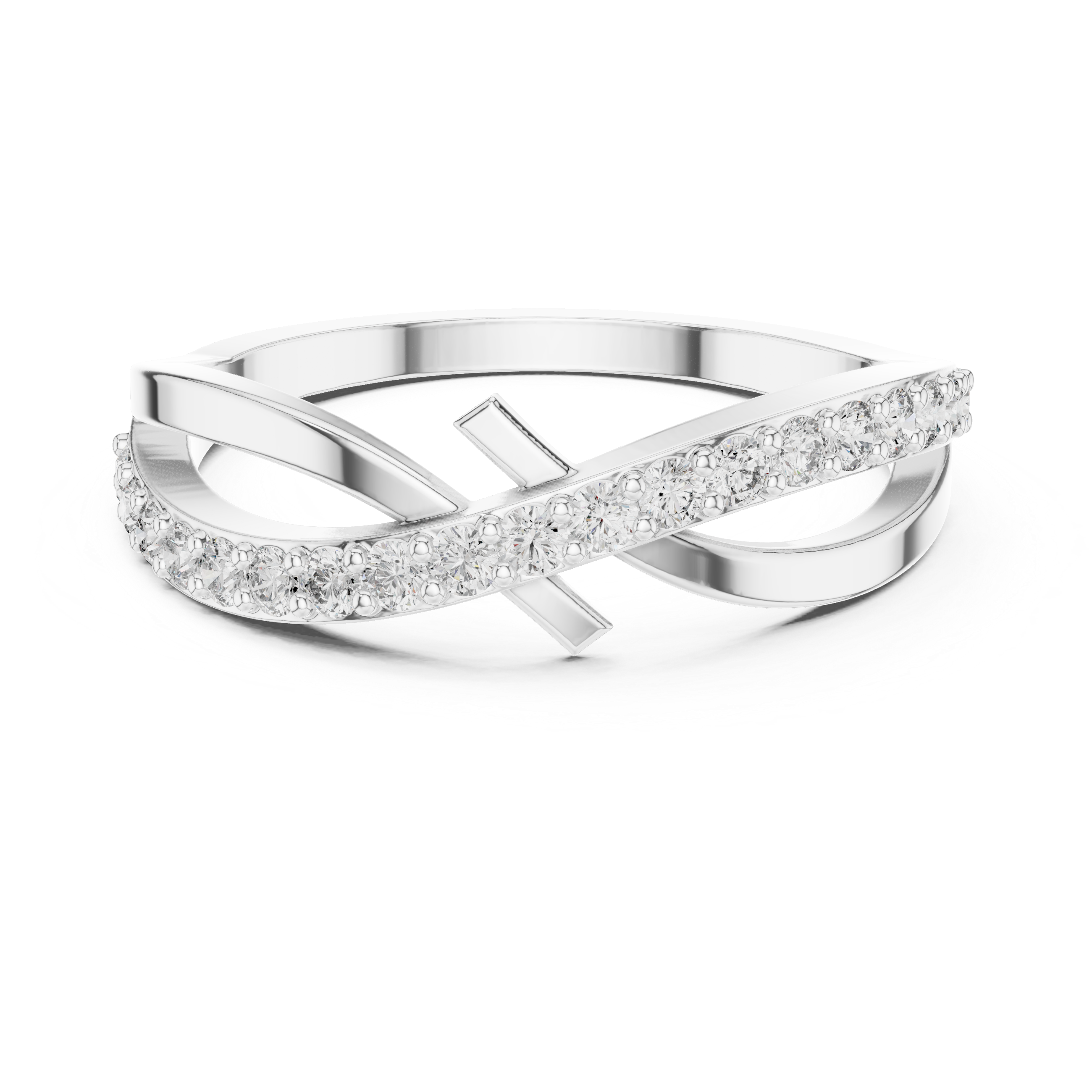 Empress Crown lab grown diamond ring