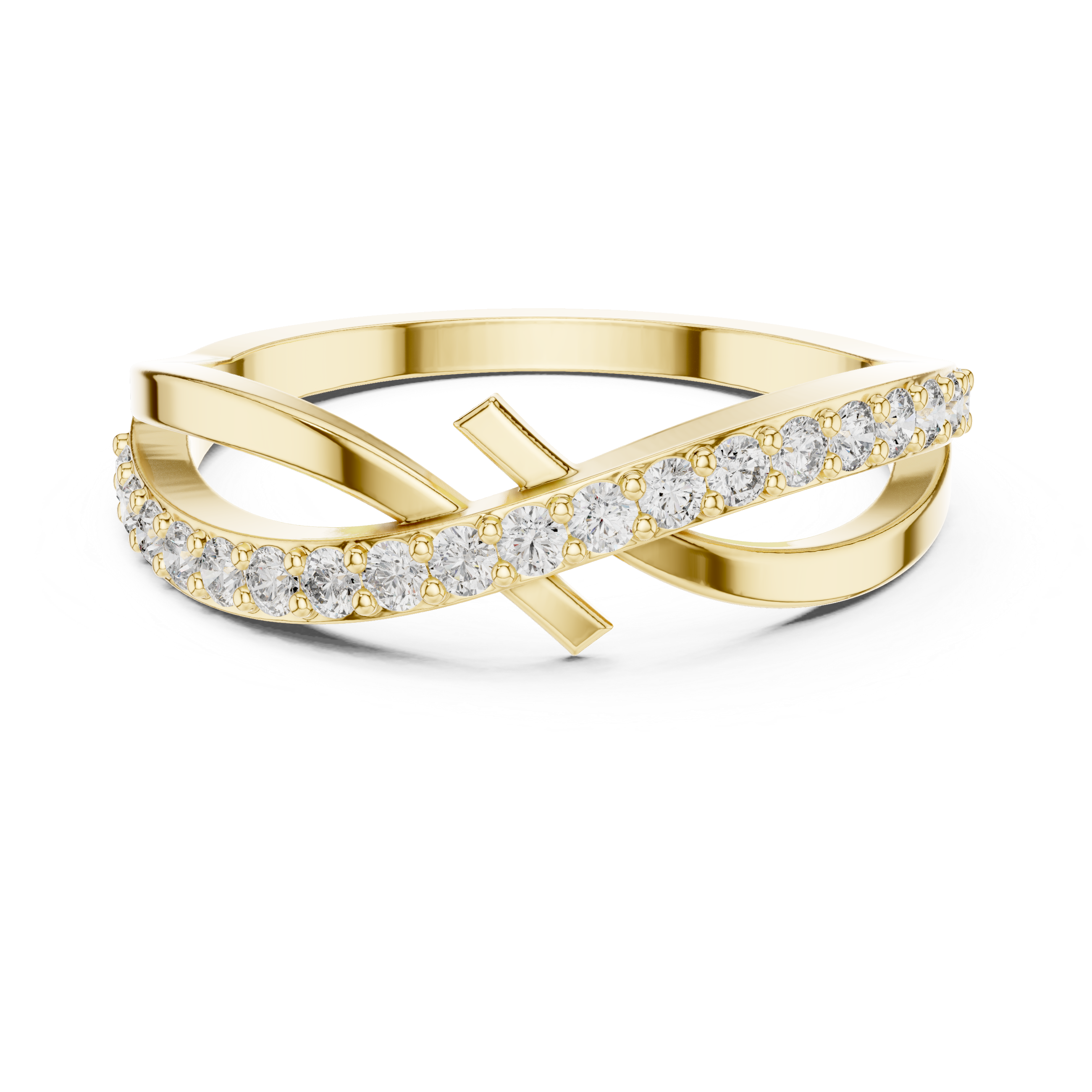 Empress Crown lab grown diamond ring