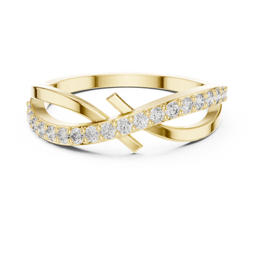 Empress Crown lab grown diamond ring
