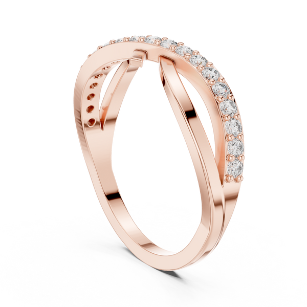 Empress Crown lab grown diamond ring