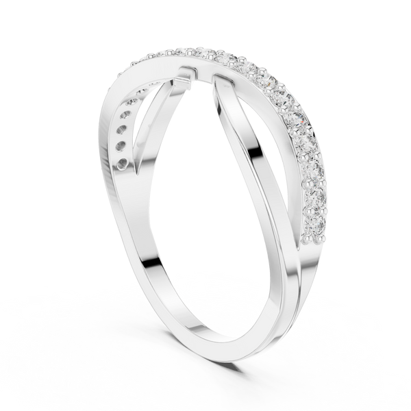 Empress Crown lab grown diamond ring