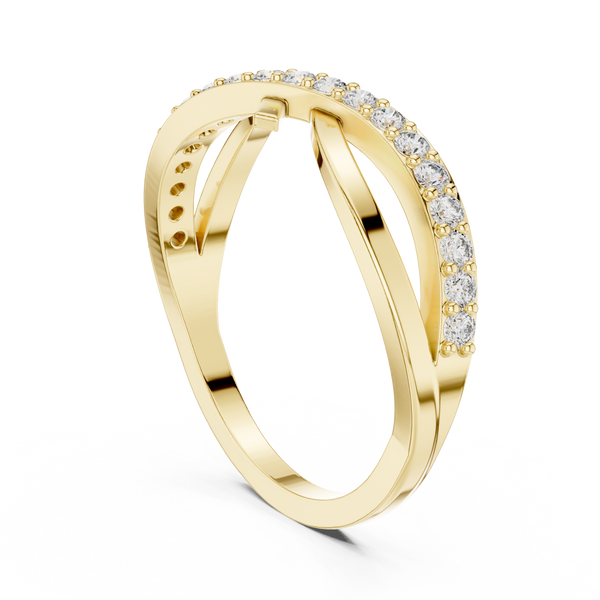 Empress Crown lab grown diamond ring