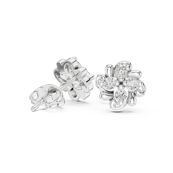 Fine Detail lab grown diamond earring design