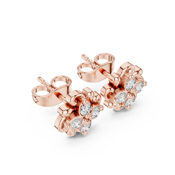 Fine Detail lab grown diamond earring design