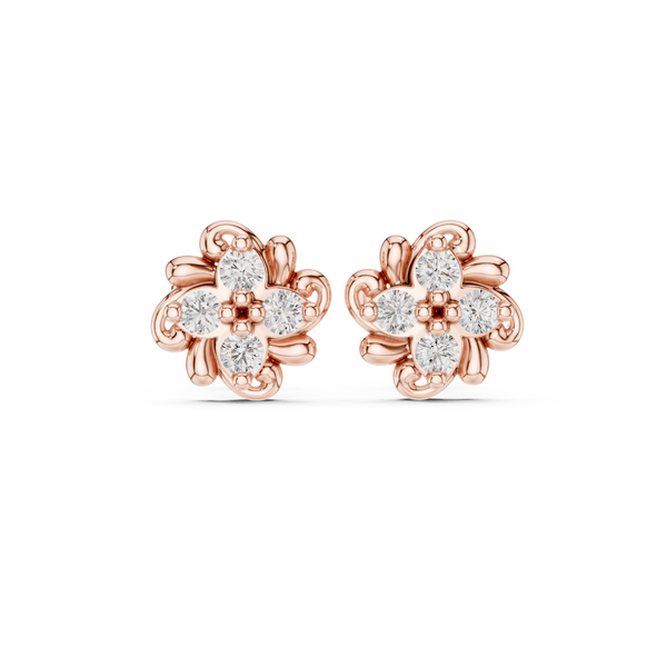 Fine Detail lab grown diamond earring design