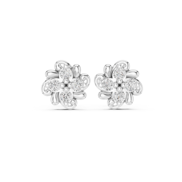Fine Detail lab grown diamond earring design