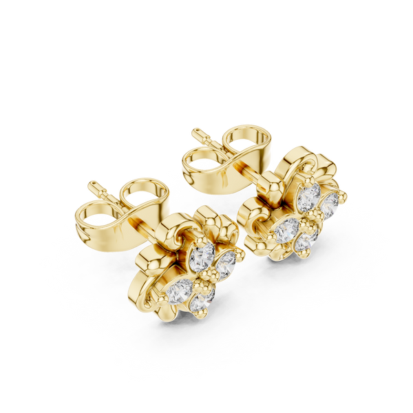 Fine Detail lab grown diamond earring design
