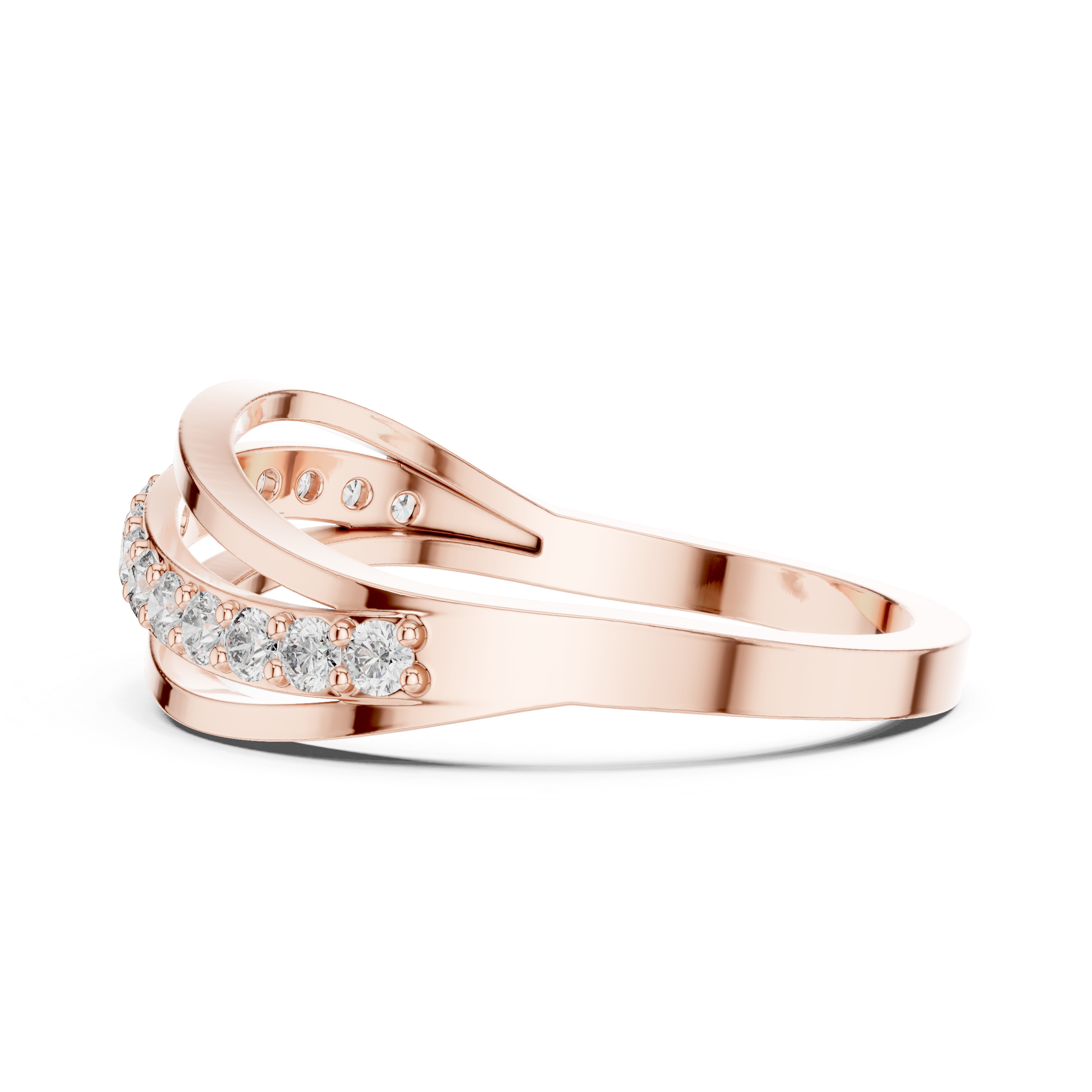 Rhythm Flow lab grown diamond ring