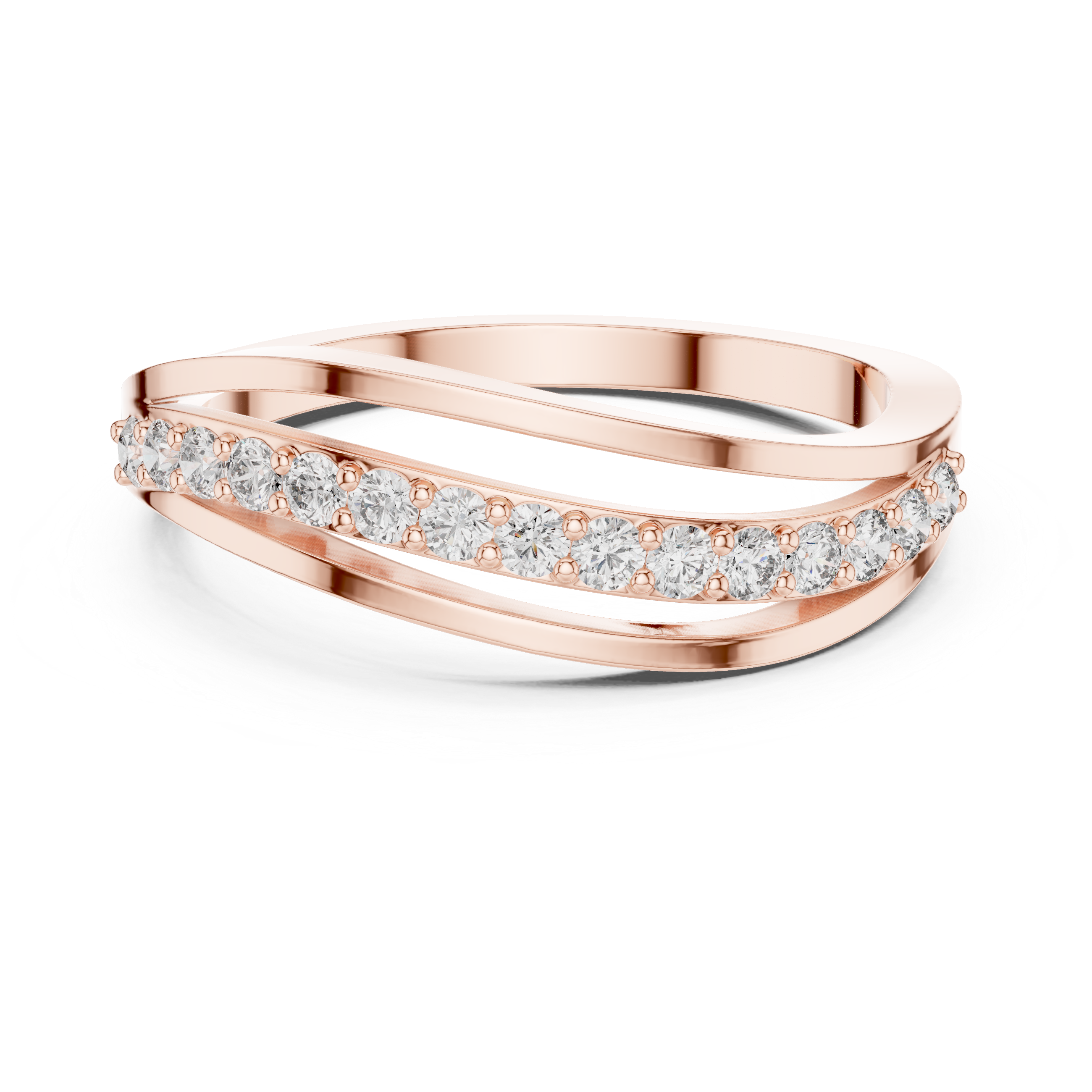 Rhythm Flow lab grown diamond ring