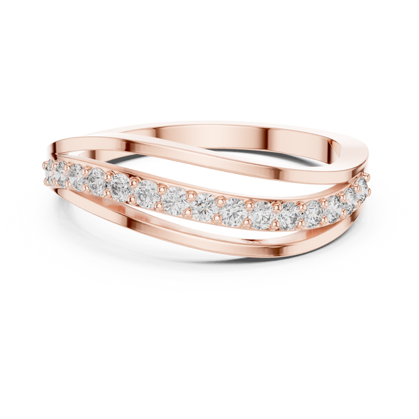 Rhythm Flow lab grown diamond ring