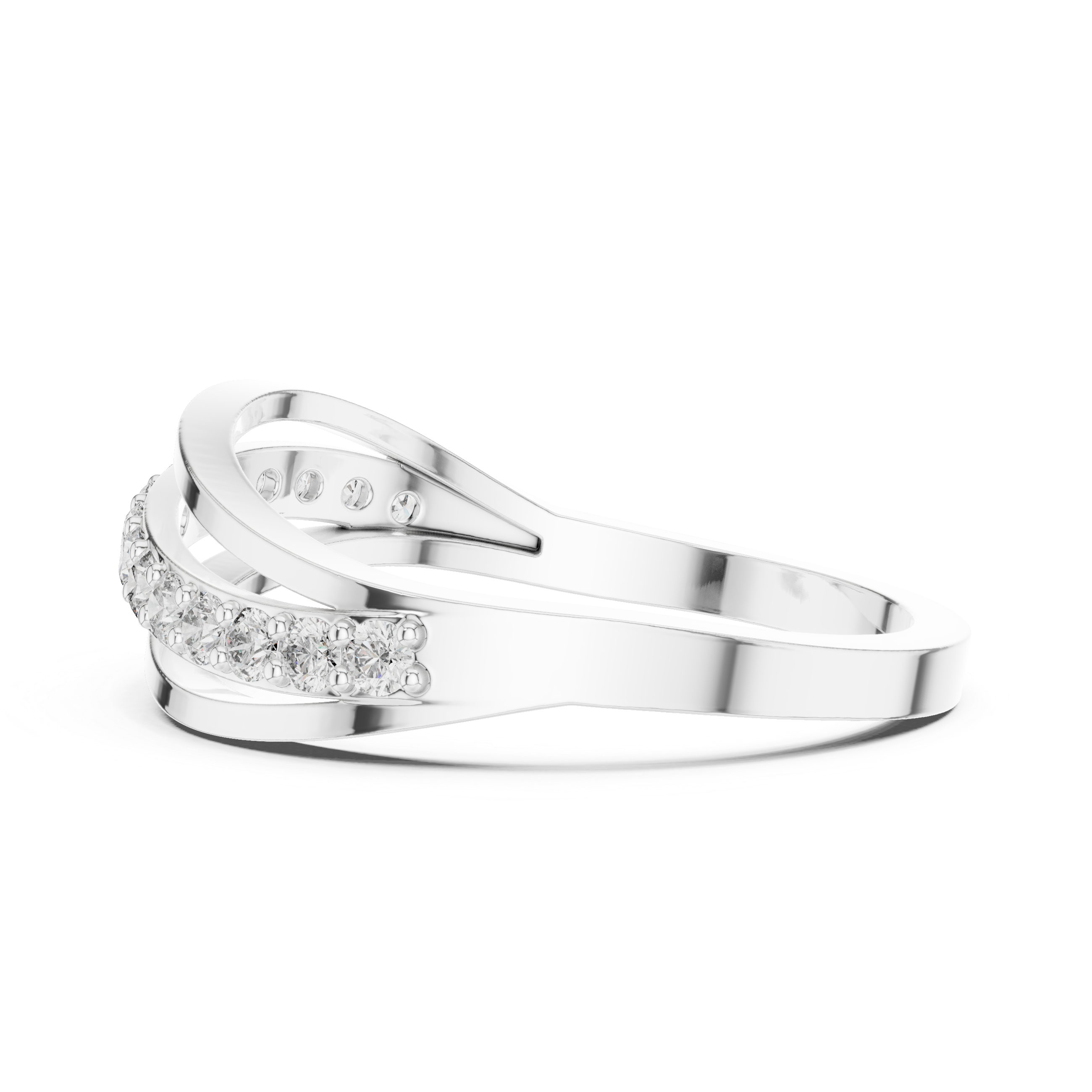 Rhythm Flow lab grown diamond ring