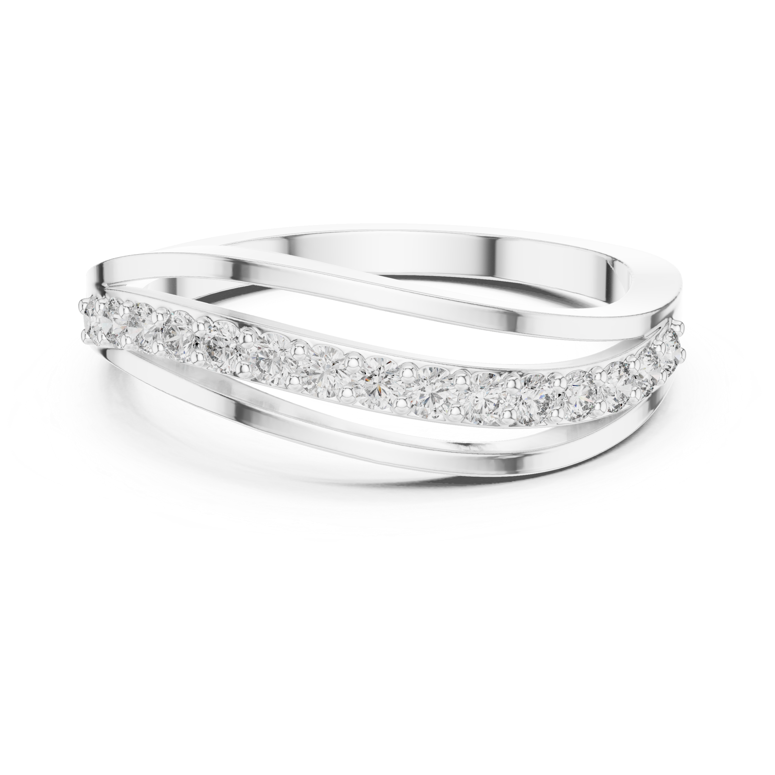 Rhythm Flow lab grown diamond ring