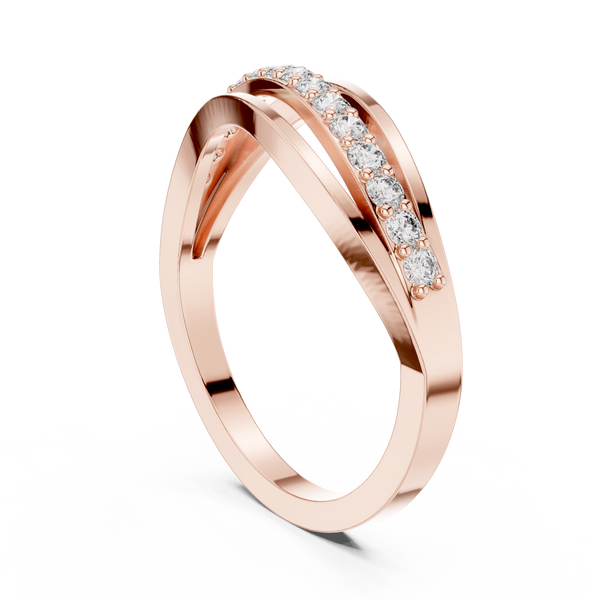 Rhythm Flow lab grown diamond ring