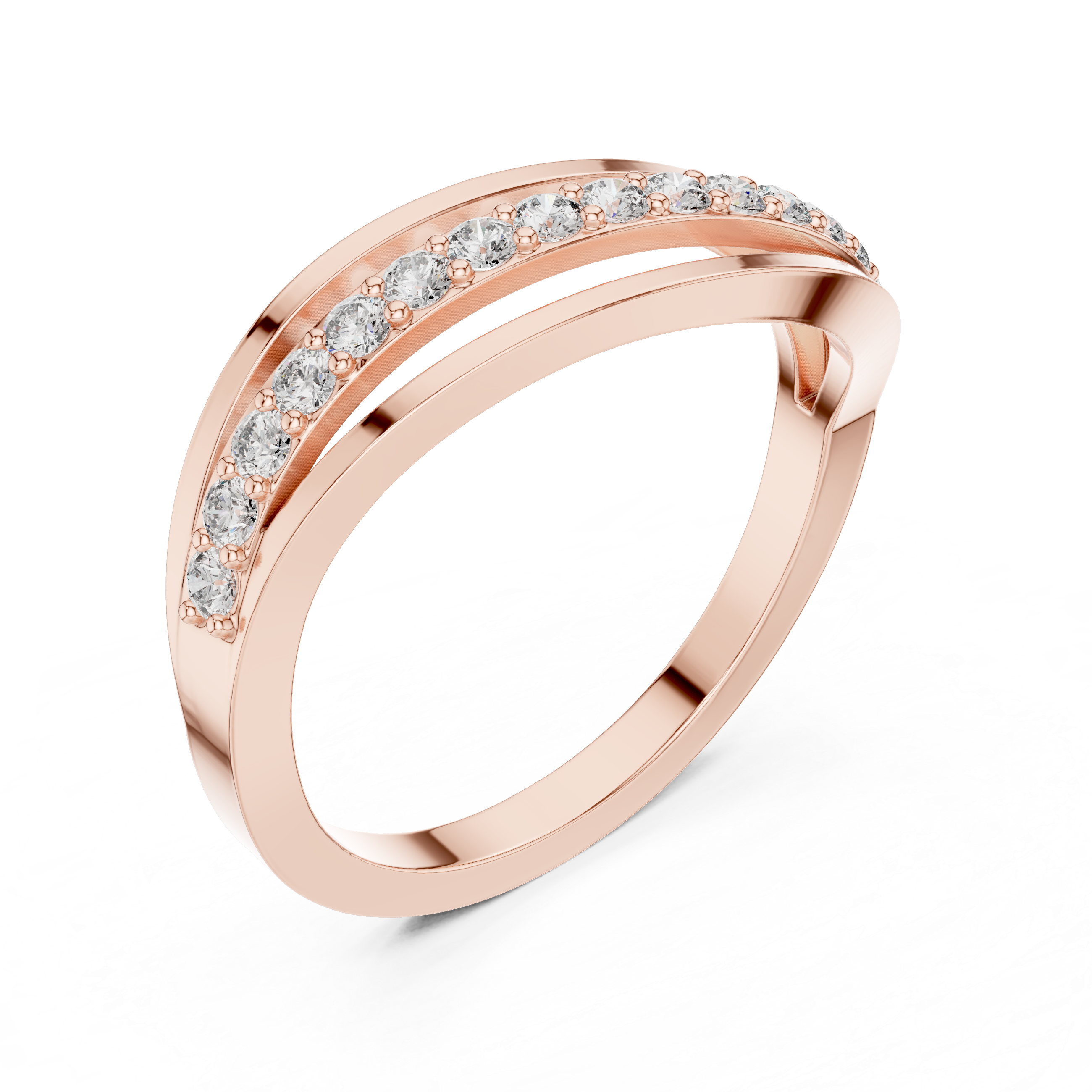 Rhythm Flow lab grown diamond ring