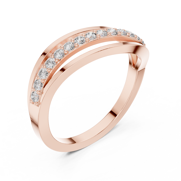 Rhythm Flow lab grown diamond ring