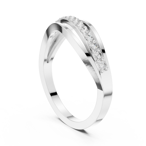 Rhythm Flow lab grown diamond ring