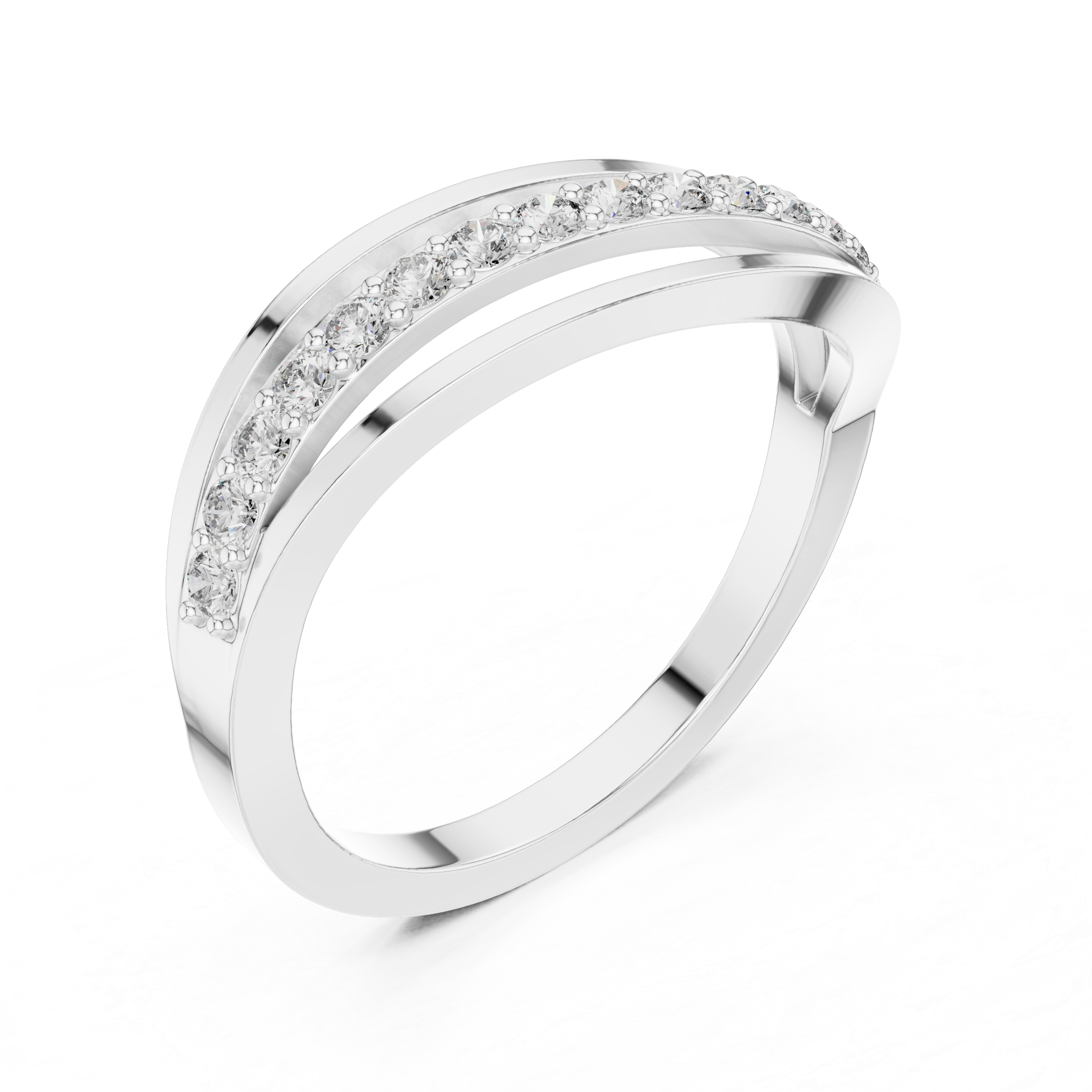 Rhythm Flow lab grown diamond ring