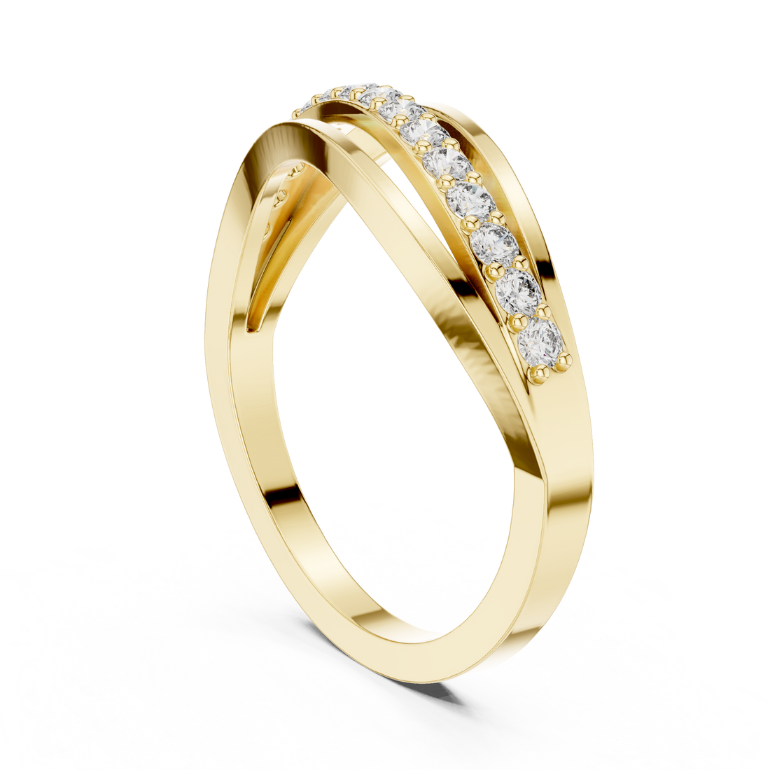 Rhythm Flow lab grown diamond ring