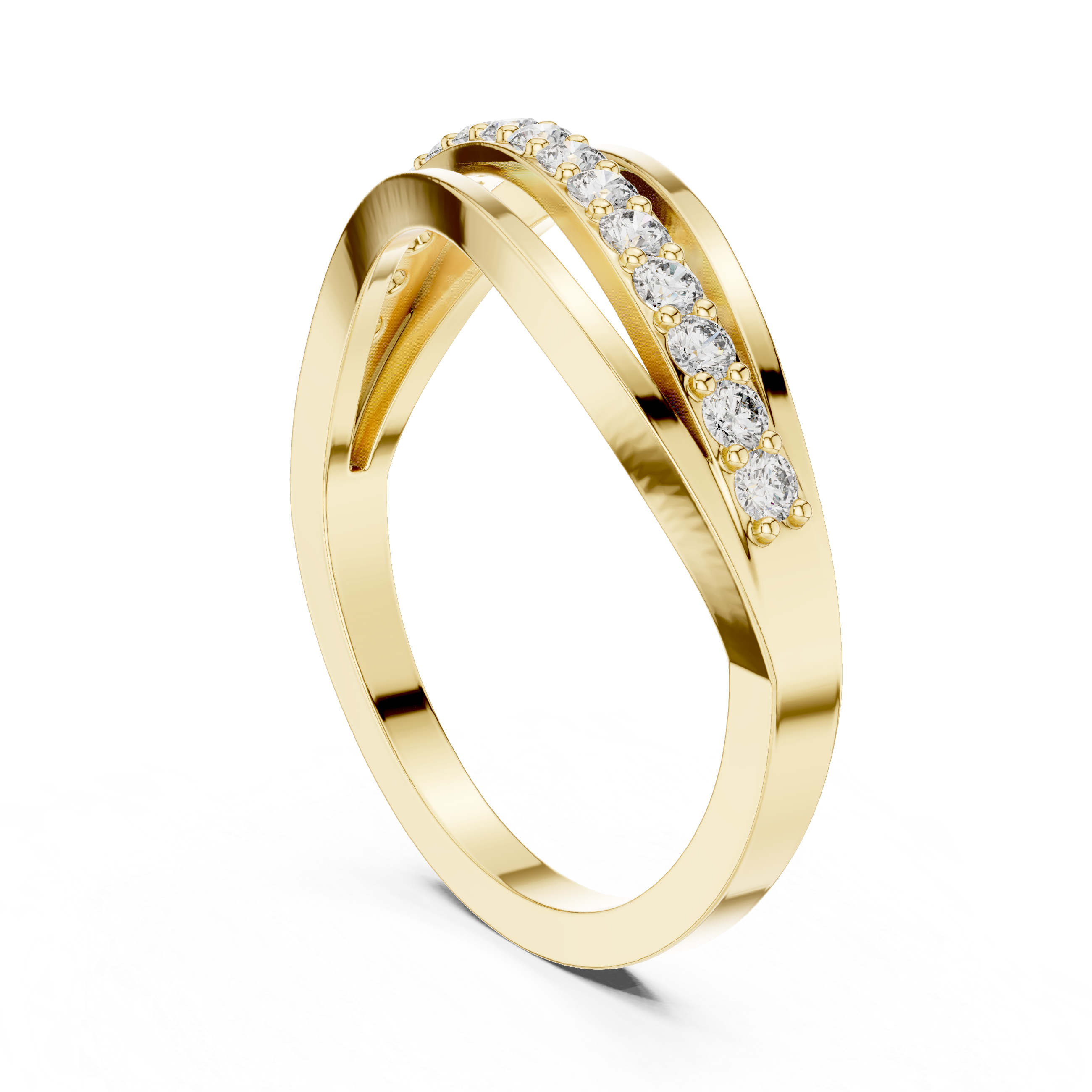 Rhythm Flow lab grown diamond ring