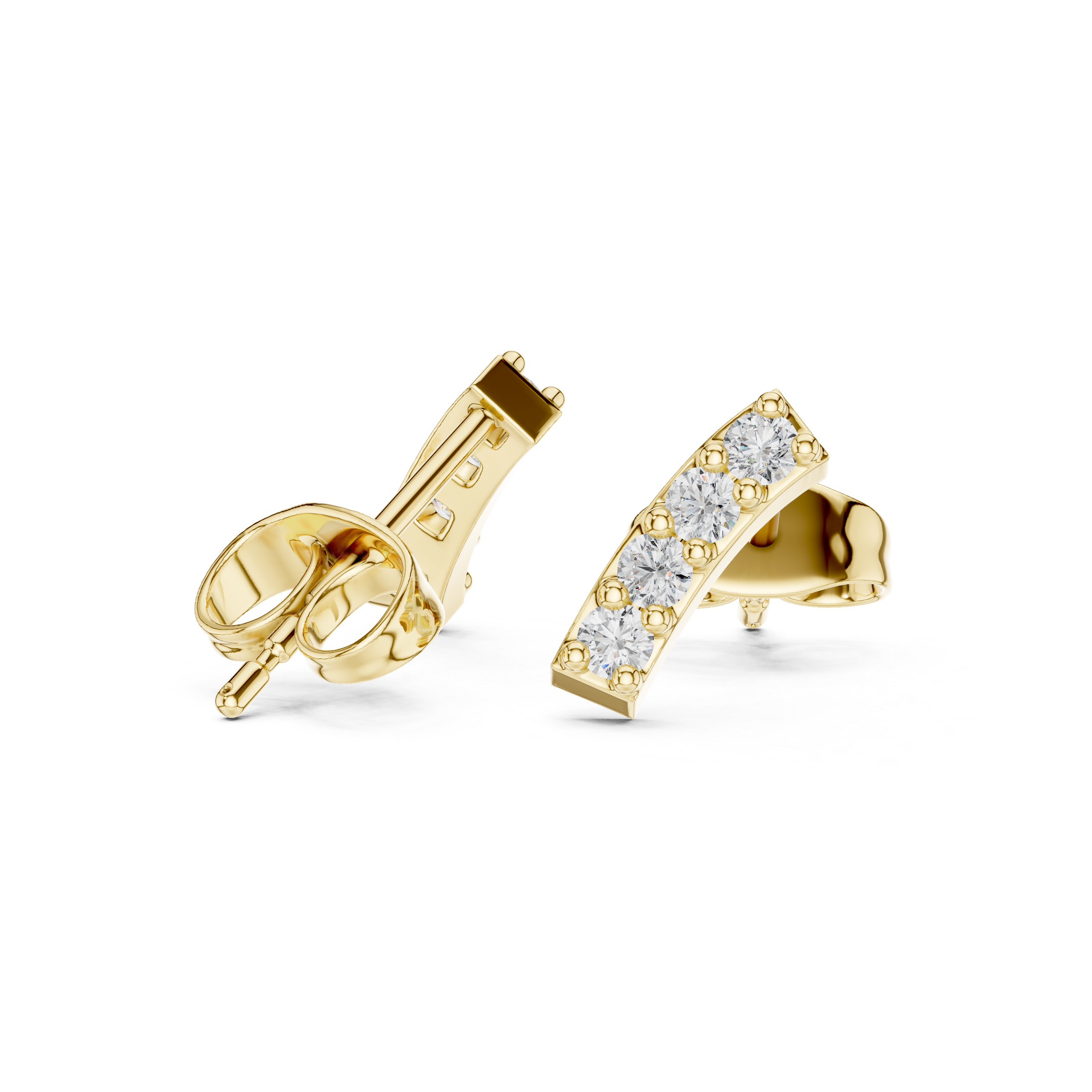 Classic Chic lab grown diamond earring design